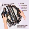 Прозрачная косметичка гелевая