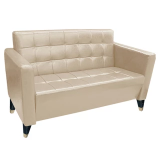 Диван Монро с/п 2 (кзамPU/гоб.stock) кзам123-4 гладкий бежевый