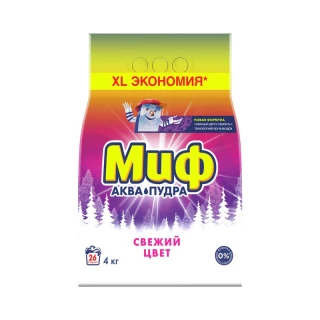 Порошок "МИФ" 3в1 Cвежий цвет 4 кг (Автомат)