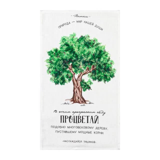 Полотенце кухонное Доляна «Процветай», 35х60 см